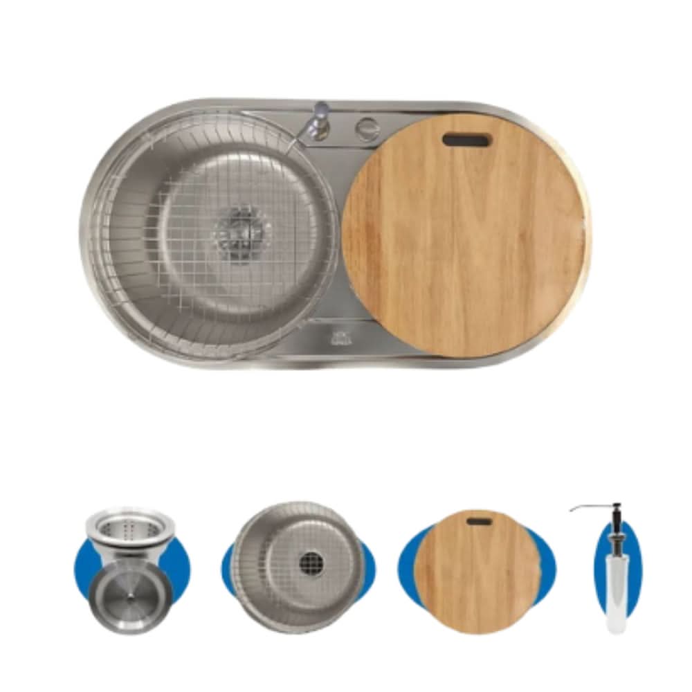 HENZ Korea Kayan code 416 Kitchen Sink — 82×43.5 cm