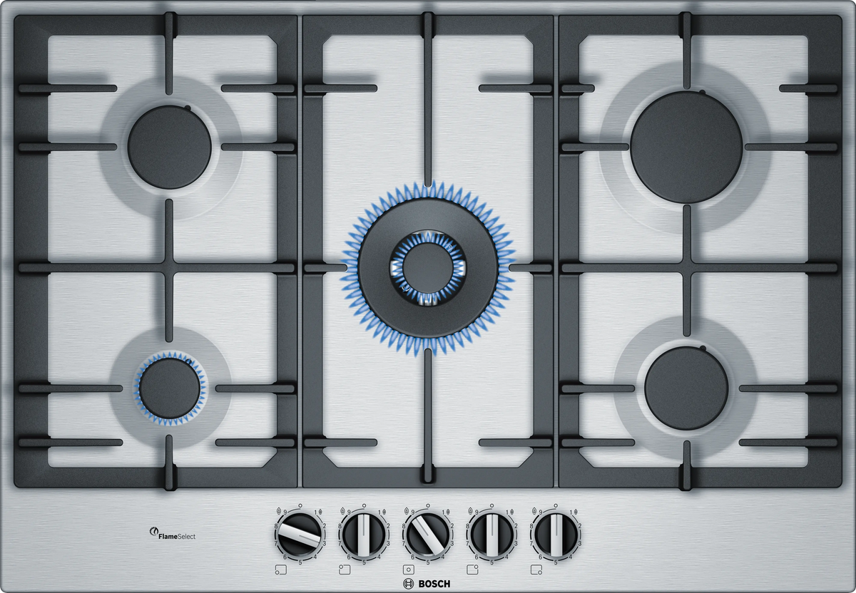 Bosch PCQ7A5B90 gas hob — 75 cm