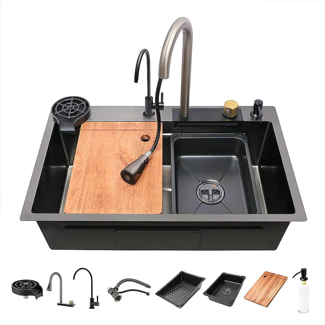 Korina KMS 750 BL Kitchen Sink — 75×46 cm